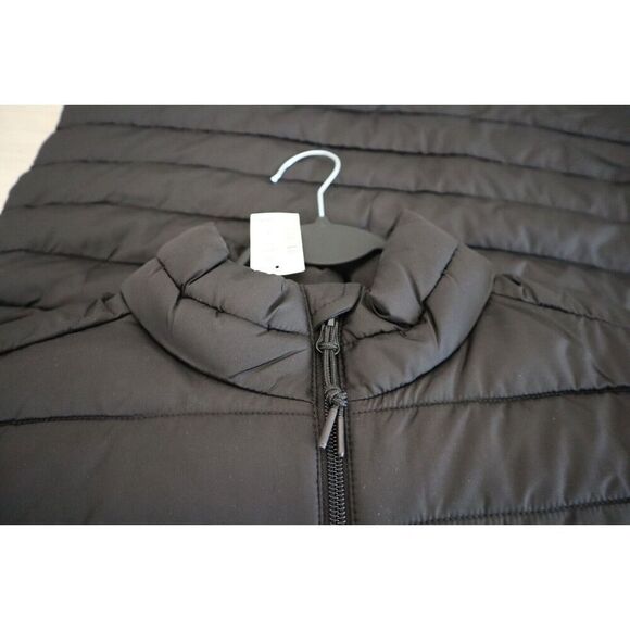 Aéropostale 2119 Men's Sz M Black Remixed Down Lightweight Quilted Puffer Vest - Picture 3 of 5